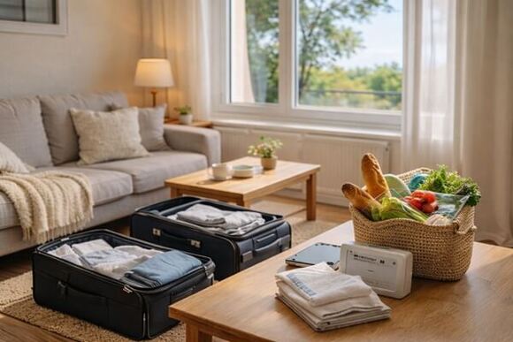 Check-list d'arrivée en vacances